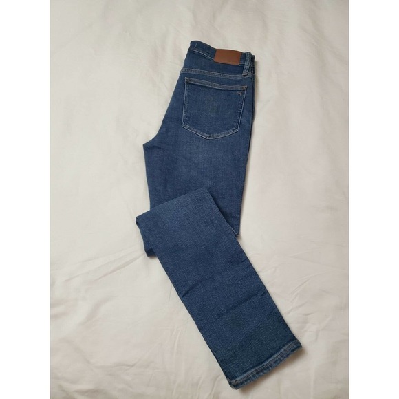 Madewell Women's 10" High-Rise Skinny Jeans in Wendover Wash Size 27 MA616 - Picture 10 of 12
